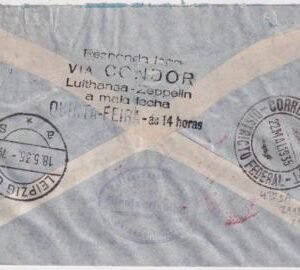 Germany 1935 4th South American Flight Cover