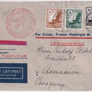 Germany 1936 Airmail Cover from Germany to Paraguay