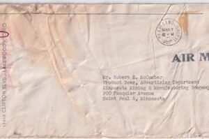 US 1950 Washington to Minneapolis Crash Cover