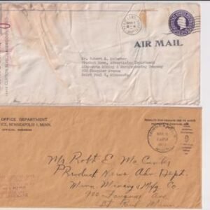 US 1950 Washington to Minneapolis Crash Cover