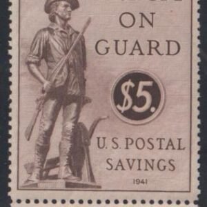 US PS15 Postal Savings F-VF+ NH