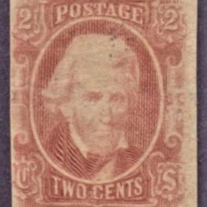 US Back Of Book - Confederate States of America 8var 3 F-VF LH Double Transfer "Two Cents" - few wrinkles