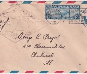 US 1930 C15 VF Stamp on F-VF UC1 Cover Sent to Illinois