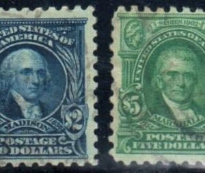 US 479-480 Washington / Franklin F-VF Used
