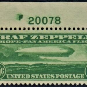 US C13 Airmail XF-SUP Top Plate # Single PSE