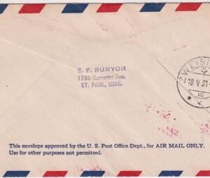 US 1931 Catapult Cover, Bremen, to Southhampton with 640 & 685, May 17