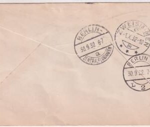 US 1932 Catapult Cover Europa - Southampton with C8, C12, Sep.29