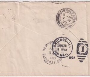 US 1927 Cover sent Air Mail via Comm. Byrd's Aeroplane "America"