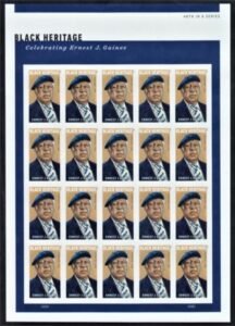 US 5753a Modern Imperf Ernest Gainse Sheet