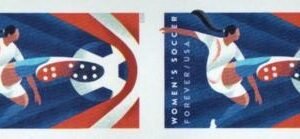 US 5754a Modern Imperf Women's Soccer Pair