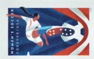 US 5754a Modern Imperf Women's Soccer Single