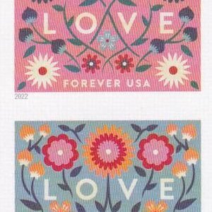 US Modern Imperf 2022 Complete Year Set - Pairs