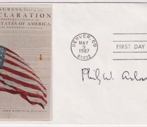 US 2276 FDC Signed by Philip W. Anderson, Nobel Prize Physicist