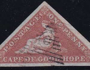 Cape Of Good Hope 1 Used XF-SUP Jumbo Margins