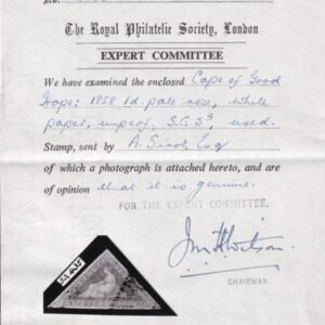 Cape Of Good Hope 3 Used XF RPS Cert