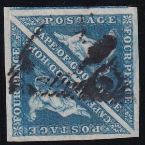 Cape Of Good Hope 4 Used XF -Superb! Pos. VII A/B Extraordinary!!