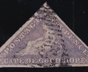 Cape Of Good Hope 5a var Used VF Deep Rose Lilac - Dark Shack