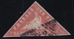 Cape Of Good Hope 7 Used VF+ Vermillion - Nice Margins