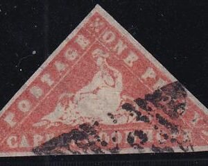 Cape Of Good Hope 7 Used VF+ Vermillion - Nice Margins