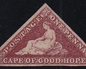 Cape Of Good Hope 12a LH VF Deep Redish Brown