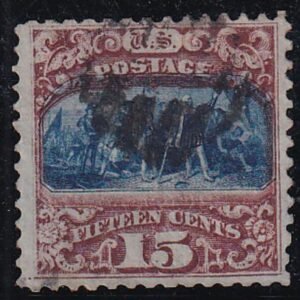 US 119 Pictorials Used F-VF Nice Margins, Expertly Reperfed At Bottom