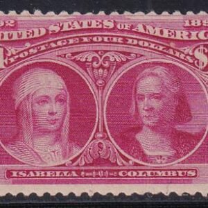 US 244 Early Commemoratives H Ave-F Great Color