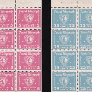 US 15TO29-30 Unused LH F-VF Armed Forces Booklet Pane Set - LH In Salvage Same Price As NH Stamps