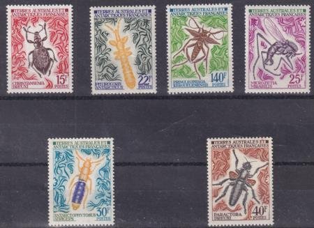 INV-28898itExt French Southern & Antartic Territories 46-51 Insects