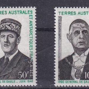 French Southern & Antartic Territories 52-53 De Gaulle