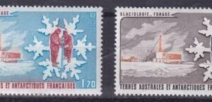 French Southern & Antarctic Territories 105-106 Glaciers