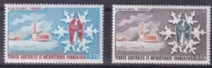 French Southern & Antarctic Territories 105-106 Glaciers