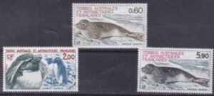 French Southern & Antarctic Territories 107-110 Penguins, Seals