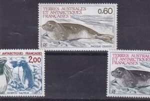 French Southern & Antarctic Territories 107-110 Penguins, Seals