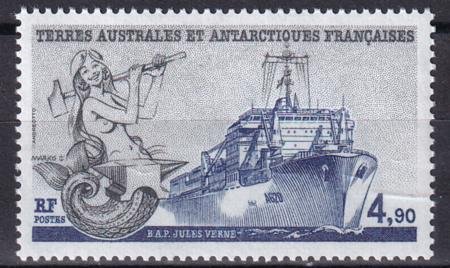INV-28948itExt French Southern & Antartic Territories 137 Mermaid, Ship
