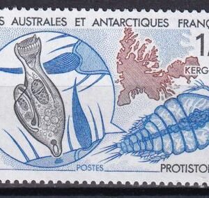 French Southern & Antartic Territories 151 Marine Life, Map