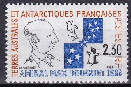 INV-28968itExt French Southern & Antartic Territories 160 Adm. Douguet, Flag