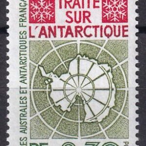 French Southern & Antartic Territories 165 Treaty, Map