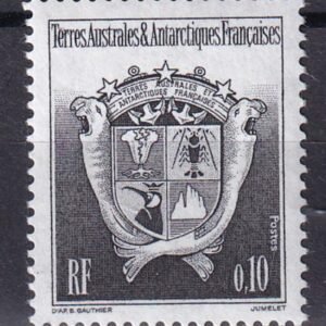 French Southern & Antartic Territories 173 Coat Of Arms ('92)