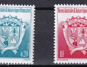French Southern & Antartic Territories 174-75 Coat Of Arms('93)