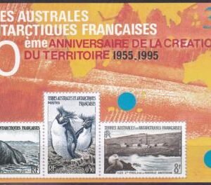 French Southern & Antartic Territories 211 40th Anniversary S/S