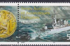 French Southern & Antartic Territories 250 Ship, Medallion