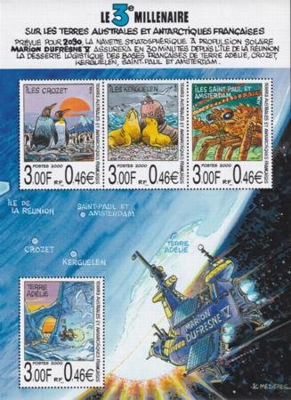 INV-29062itExt French Southern & Antartic Territories 274 3rd Millenium S/S