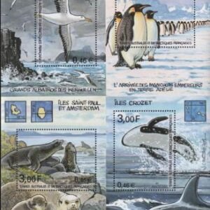 French Southern & Antartic Territories 291 Wildlife M/S