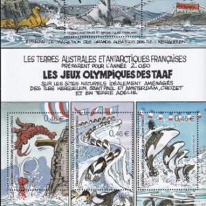French Southern & Antartic Territories 312 Animal Olympics S/S