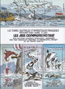 French Southern & Antartic Territories 312 Animal Olympics S/S