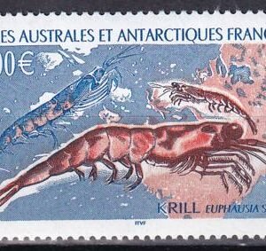 French Southern & Antartic Territories 338 Krill, Map