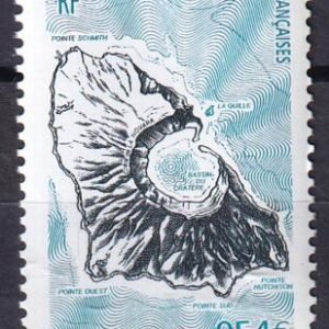 French Southern & Antartic Territories 398 St. Paul Island, Map