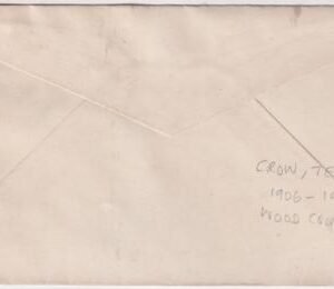 US Texas, Crow 763 Fancy Cancel Cover, Colorful Crow Cancel
