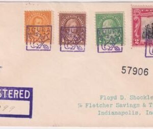 US Kentucky, Ed 632, 636, 642, 651  Fancy Cancel Cover, Squirrel in Box