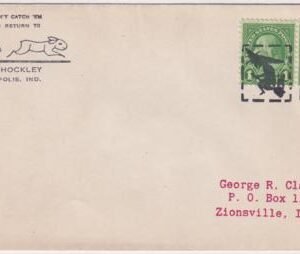 US Kentucky, Ed 632 Fancy Cancel Cover, Witch in Square, "ED" in Square